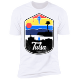 T-Shirts White / S Tulsa OK Men's Premium T-Shirt