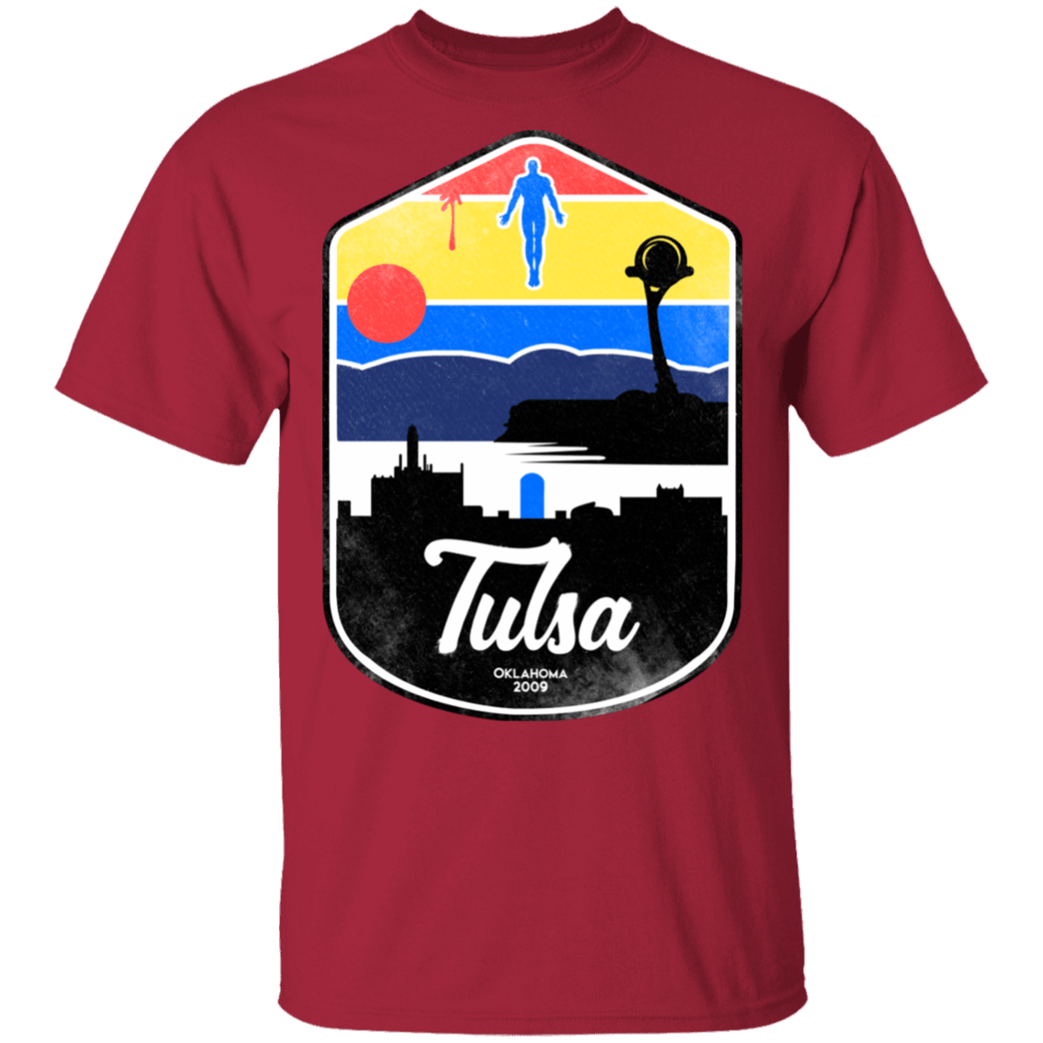 T-Shirts Cardinal / S Tulsa OK T-Shirt