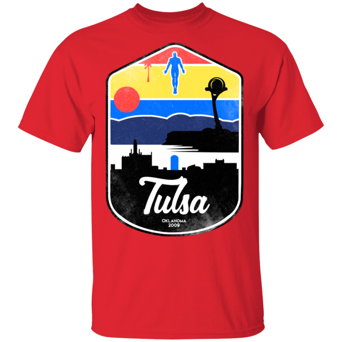 T-Shirts Red / S Tulsa OK T-Shirt