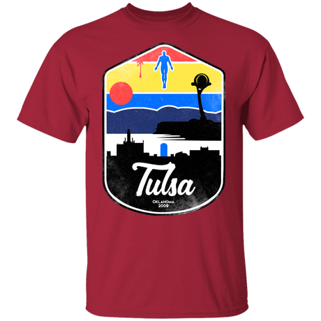 T-Shirts Cardinal / YXS Tulsa OK Youth T-Shirt