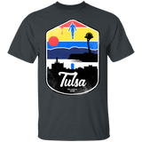 T-Shirts Dark Heather / YXS Tulsa OK Youth T-Shirt