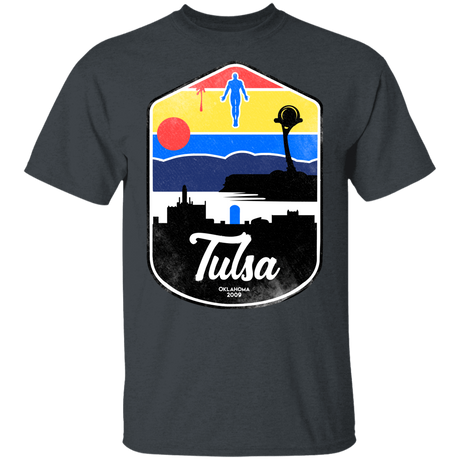 T-Shirts Dark Heather / YXS Tulsa OK Youth T-Shirt