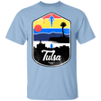 T-Shirts Light Blue / YXS Tulsa OK Youth T-Shirt