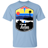 T-Shirts Light Blue / YXS Tulsa OK Youth T-Shirt