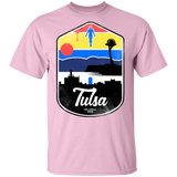 T-Shirts Light Pink / YXS Tulsa OK Youth T-Shirt