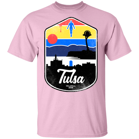 T-Shirts Light Pink / YXS Tulsa OK Youth T-Shirt