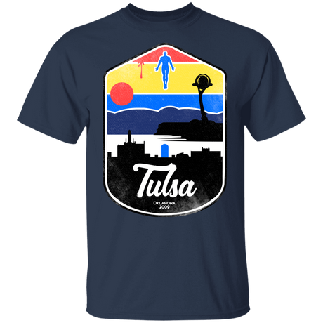 T-Shirts Navy / YXS Tulsa OK Youth T-Shirt