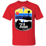 T-Shirts Red / YXS Tulsa OK Youth T-Shirt