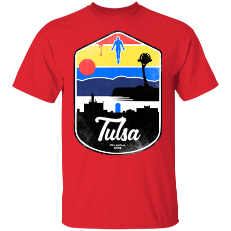 T-Shirts Red / YXS Tulsa OK Youth T-Shirt