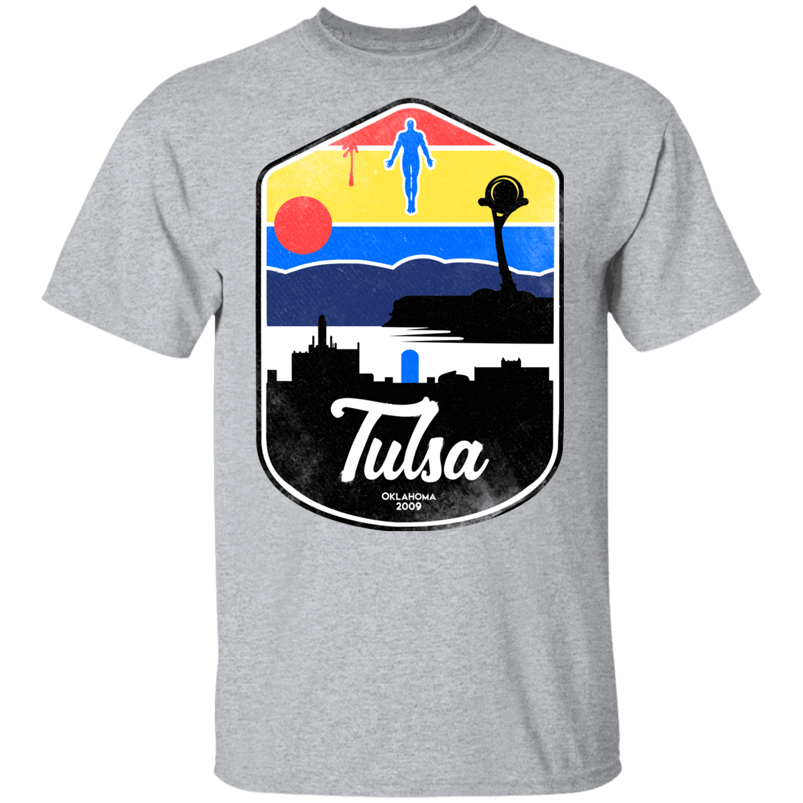 T-Shirts Sport Grey / YXS Tulsa OK Youth T-Shirt