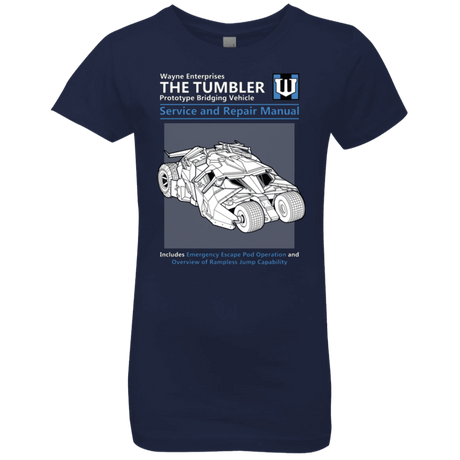 T-Shirts Midnight Navy / YXS TUMBLER SERVICE AND REPAIR MANUAL Girls Premium T-Shirt