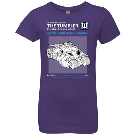 T-Shirts Purple Rush / YXS TUMBLER SERVICE AND REPAIR MANUAL Girls Premium T-Shirt