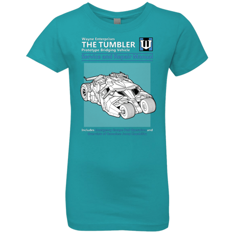 T-Shirts Tahiti Blue / YXS TUMBLER SERVICE AND REPAIR MANUAL Girls Premium T-Shirt