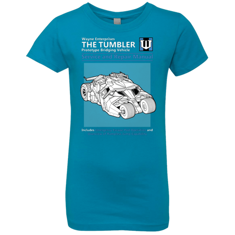 T-Shirts Turquoise / YXS TUMBLER SERVICE AND REPAIR MANUAL Girls Premium T-Shirt
