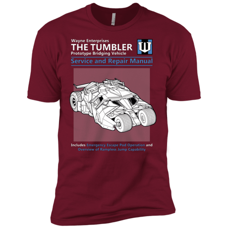 T-Shirts Cardinal / X-Small TUMBLER SERVICE AND REPAIR MANUAL Men's Premium T-Shirt