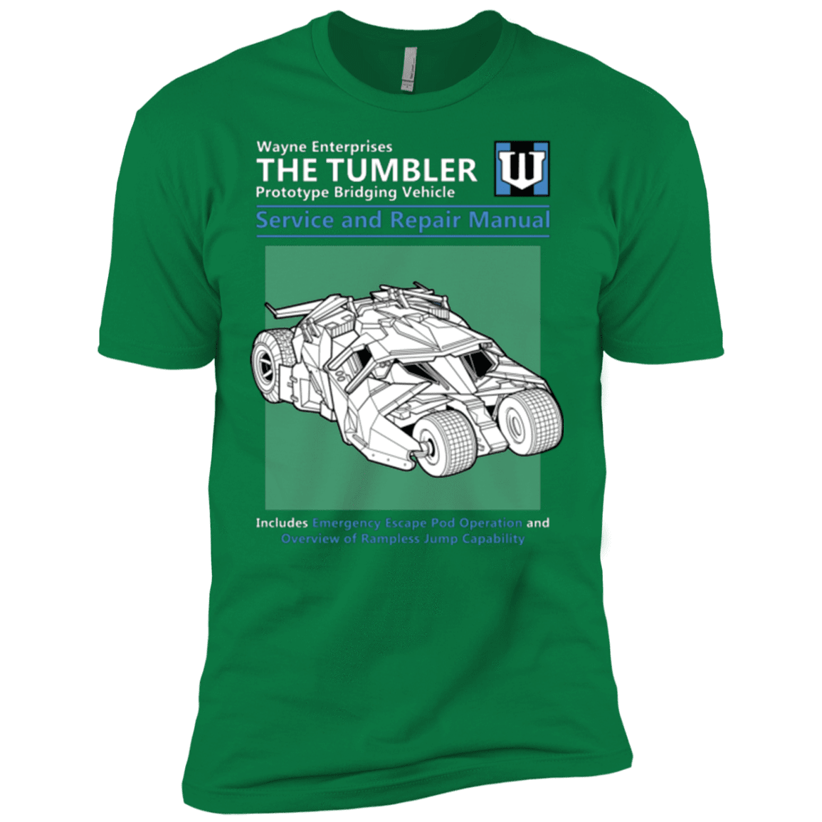 T-Shirts Kelly Green / X-Small TUMBLER SERVICE AND REPAIR MANUAL Men's Premium T-Shirt