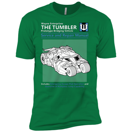 T-Shirts Kelly Green / X-Small TUMBLER SERVICE AND REPAIR MANUAL Men's Premium T-Shirt