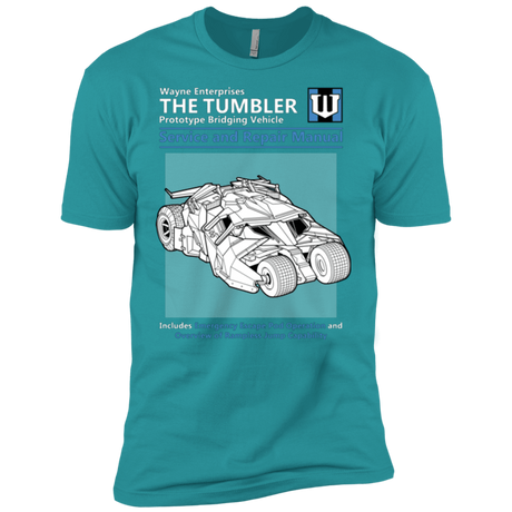 T-Shirts Tahiti Blue / X-Small TUMBLER SERVICE AND REPAIR MANUAL Men's Premium T-Shirt