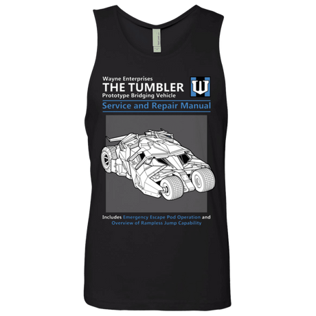 T-Shirts Black / Small TUMBLER SERVICE AND REPAIR MANUAL Men's Premium Tank Top