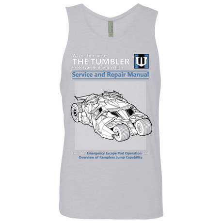 T-Shirts Heather Grey / Small TUMBLER SERVICE AND REPAIR MANUAL Men's Premium Tank Top