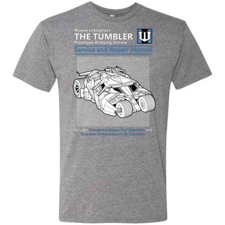 T-Shirts Premium Heather / Small TUMBLER SERVICE AND REPAIR MANUAL Men's Triblend T-Shirt