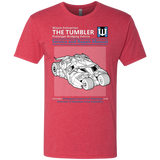 T-Shirts Vintage Red / Small TUMBLER SERVICE AND REPAIR MANUAL Men's Triblend T-Shirt