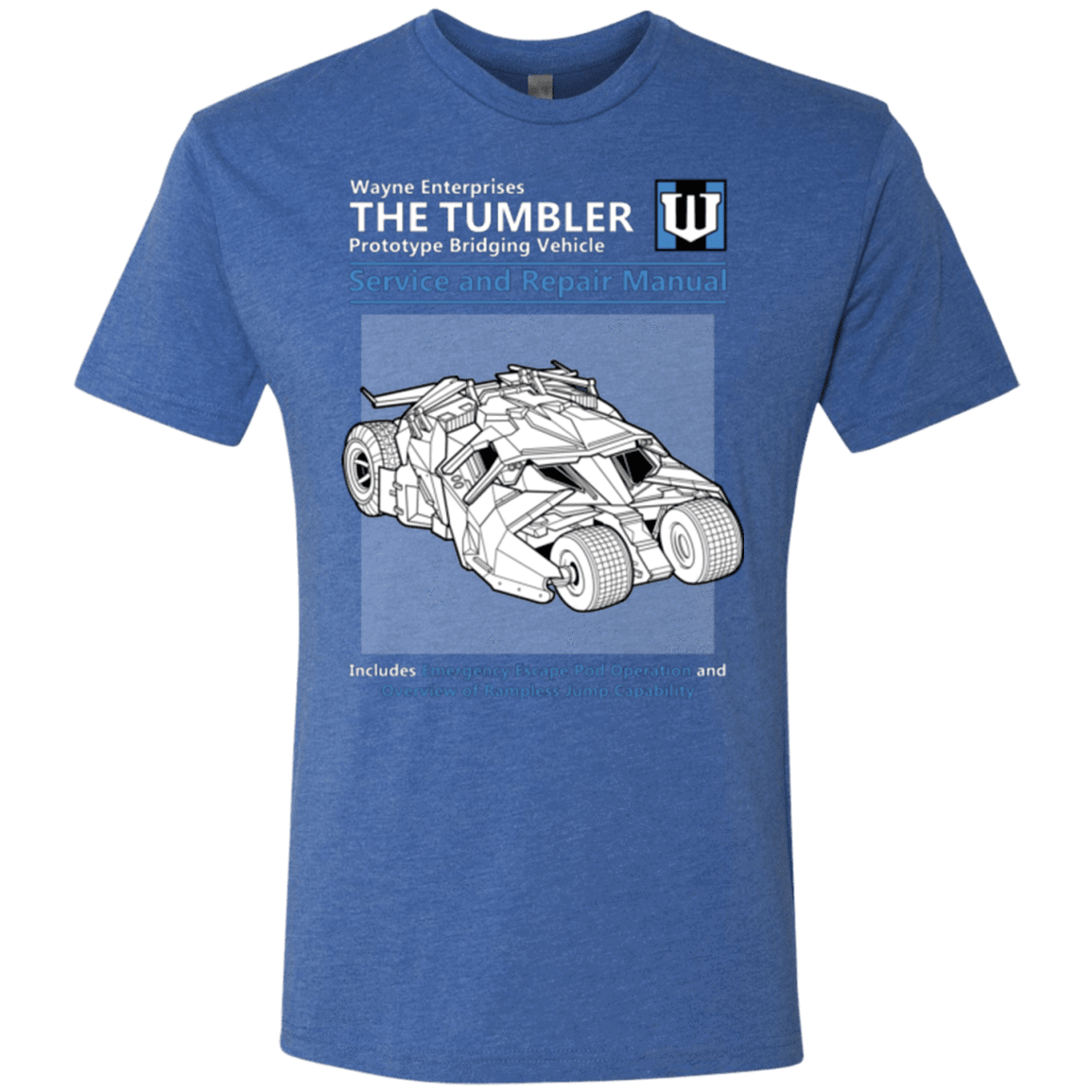 T-Shirts Vintage Royal / Small TUMBLER SERVICE AND REPAIR MANUAL Men's Triblend T-Shirt