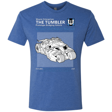 T-Shirts Vintage Royal / Small TUMBLER SERVICE AND REPAIR MANUAL Men's Triblend T-Shirt