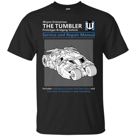 T-Shirts Black / Small TUMBLER SERVICE AND REPAIR MANUAL T-Shirt