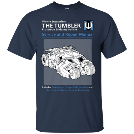 T-Shirts Navy / Small TUMBLER SERVICE AND REPAIR MANUAL T-Shirt