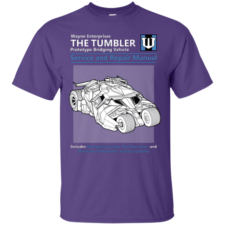 T-Shirts Purple / Small TUMBLER SERVICE AND REPAIR MANUAL T-Shirt