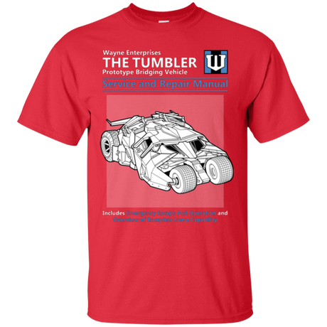 T-Shirts Red / Small TUMBLER SERVICE AND REPAIR MANUAL T-Shirt