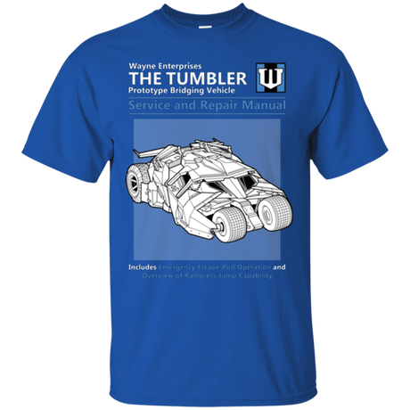 T-Shirts Royal / Small TUMBLER SERVICE AND REPAIR MANUAL T-Shirt