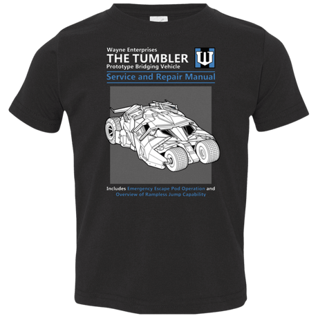 T-Shirts Black / 2T TUMBLER SERVICE AND REPAIR MANUAL Toddler Premium T-Shirt