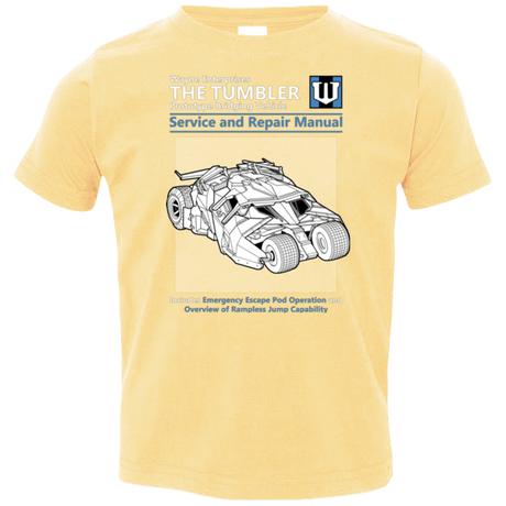 T-Shirts Butter / 2T TUMBLER SERVICE AND REPAIR MANUAL Toddler Premium T-Shirt