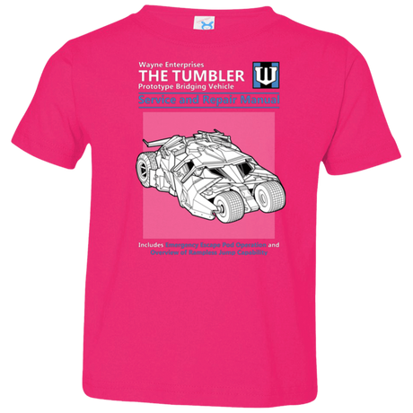T-Shirts Hot Pink / 2T TUMBLER SERVICE AND REPAIR MANUAL Toddler Premium T-Shirt