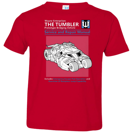 T-Shirts Red / 2T TUMBLER SERVICE AND REPAIR MANUAL Toddler Premium T-Shirt