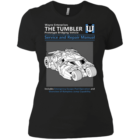 T-Shirts Black / X-Small TUMBLER SERVICE AND REPAIR MANUAL Women's Premium T-Shirt