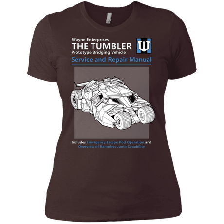 T-Shirts Dark Chocolate / X-Small TUMBLER SERVICE AND REPAIR MANUAL Women's Premium T-Shirt