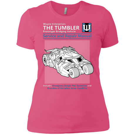 T-Shirts Hot Pink / X-Small TUMBLER SERVICE AND REPAIR MANUAL Women's Premium T-Shirt