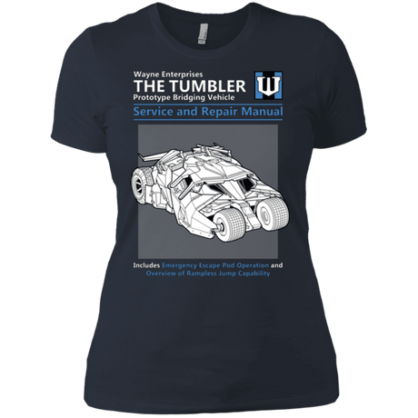 T-Shirts Indigo / X-Small TUMBLER SERVICE AND REPAIR MANUAL Women's Premium T-Shirt