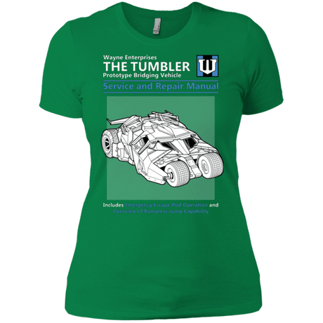 T-Shirts Kelly Green / X-Small TUMBLER SERVICE AND REPAIR MANUAL Women's Premium T-Shirt