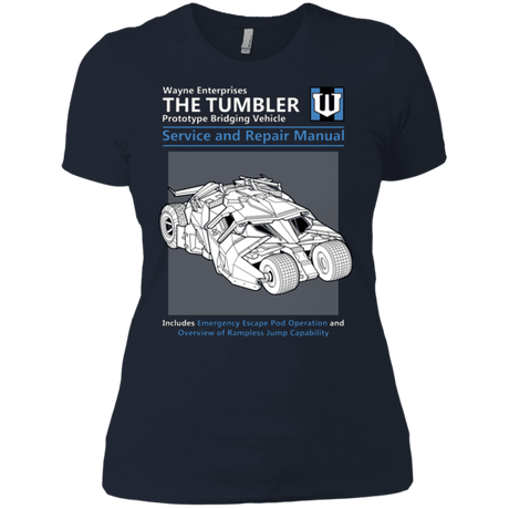 T-Shirts Midnight Navy / X-Small TUMBLER SERVICE AND REPAIR MANUAL Women's Premium T-Shirt