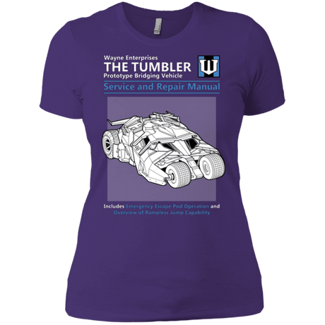 T-Shirts Purple / X-Small TUMBLER SERVICE AND REPAIR MANUAL Women's Premium T-Shirt