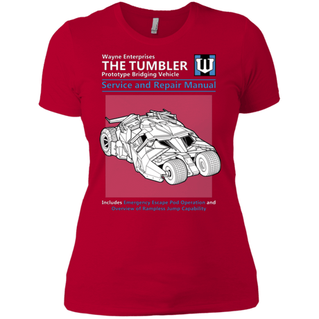 T-Shirts Red / X-Small TUMBLER SERVICE AND REPAIR MANUAL Women's Premium T-Shirt