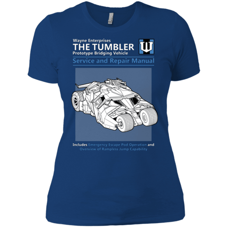 T-Shirts Royal / X-Small TUMBLER SERVICE AND REPAIR MANUAL Women's Premium T-Shirt