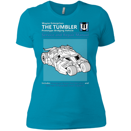 T-Shirts Turquoise / X-Small TUMBLER SERVICE AND REPAIR MANUAL Women's Premium T-Shirt