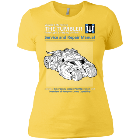 T-Shirts Vibrant Yellow / X-Small TUMBLER SERVICE AND REPAIR MANUAL Women's Premium T-Shirt