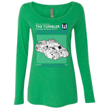 T-Shirts Envy / Small TUMBLER SERVICE AND REPAIR MANUAL Women's Triblend Long Sleeve Shirt