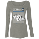 T-Shirts Venetian Grey / Small TUMBLER SERVICE AND REPAIR MANUAL Women's Triblend Long Sleeve Shirt